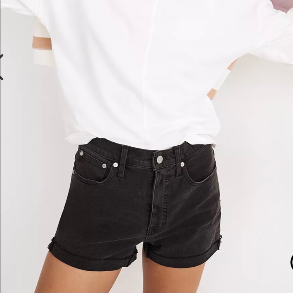 Madewell High-Rise Denim Shorts Raw-Hem Edition